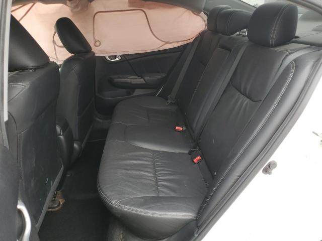 19XFB2F91DE038596 - 2013 HONDA CIVIC EXL თეთრი ფოტო 10