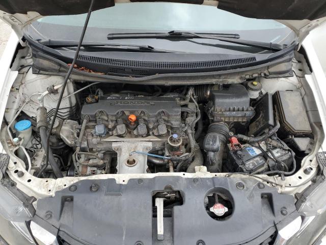 19XFB2F91DE038596 - 2013 HONDA CIVIC EXL თეთრი ფოტო 11