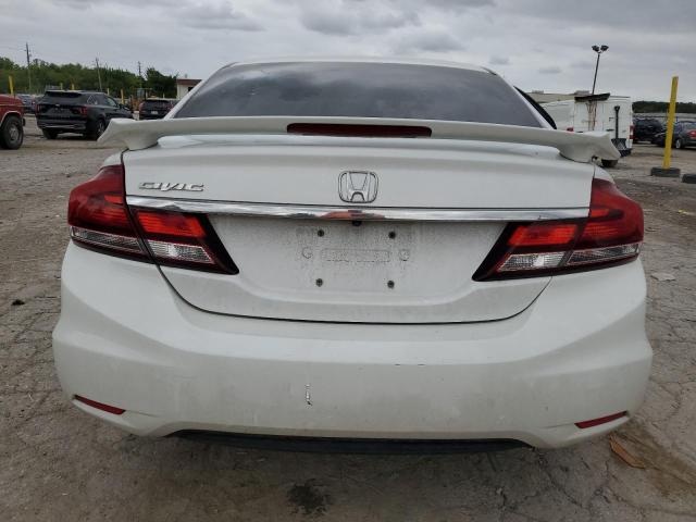 19XFB2F91DE038596 - 2013 HONDA CIVIC EXL თეთრი ფოტო 6