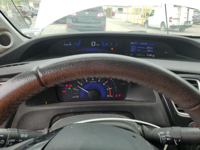 19XFB2F91DE038596 - 2013 HONDA CIVIC EXL თეთრი ფოტო 9