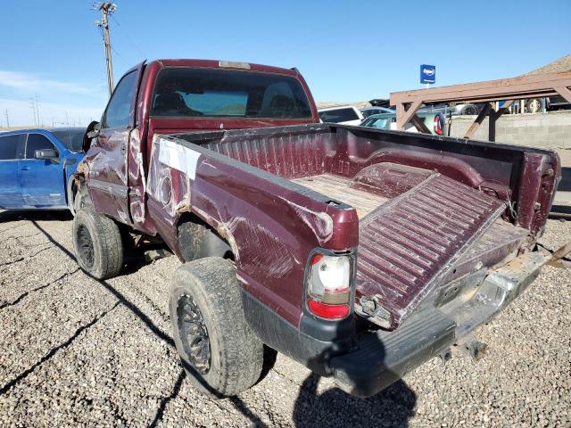 1B7HF16Z41S767231 - 2001 DODGE RAM 1500 MAROON photo 2