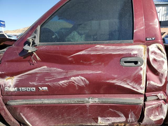 1B7HF16Z41S767231 - 2001 DODGE RAM 1500 MAROON photo 7