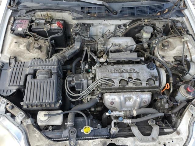 1HGEJ8245VL074345 - 1997 HONDA CIVIC EX WHITE photo 11