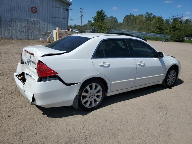 1HGCM66537A036908 - 2007 HONDA ACCORD EX Beyaz fotoğraf 3