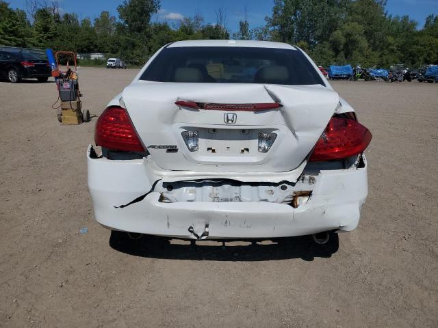 1HGCM66537A036908 - 2007 HONDA ACCORD EX Beyaz fotoğraf 6