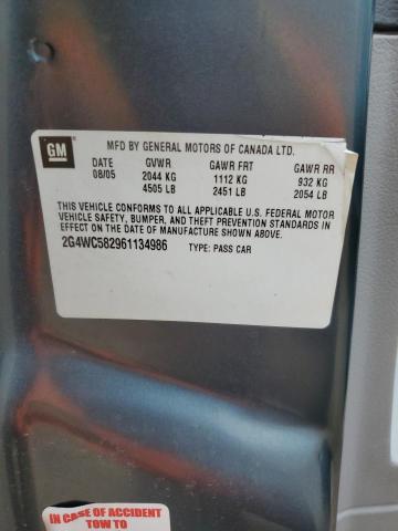 2G4WC582961134986 - 2006 BUICK LACROSSE CX Blau Foto 12