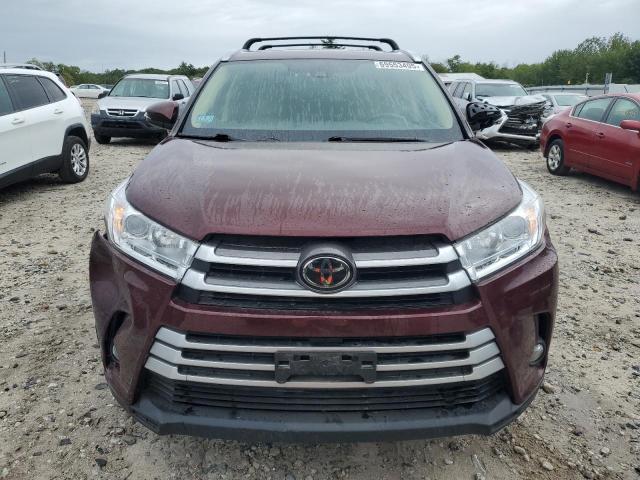 5TDJZRFH4JS494308 - 2018 TOYOTA HIGHLANDER SE Бордовий фото 5