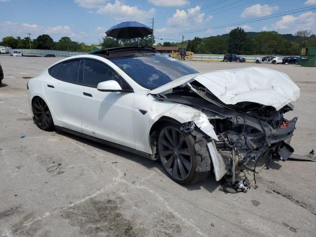 5YJSA1H11EFP61721 - 2014 TESLA MODEL S 白色 照片 4