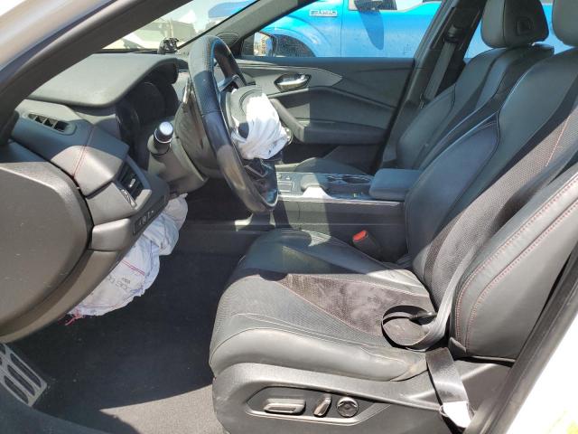 19UUB5F53MA006601 - 2021 ACURA TLX TECH A WHITE photo 7