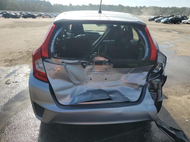 JHMGK5H53HS019372 - 2017 HONDA FIT LX SILVER photo 6