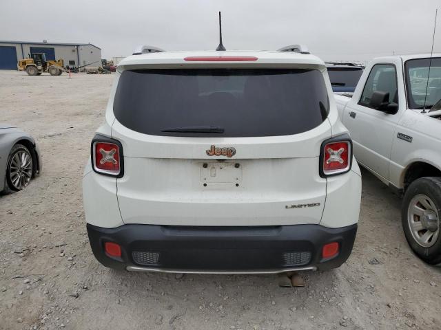 ZACCJADT9FPB33167 - 2015 JEEP RENEGADE LIMITED WHITE photo 6