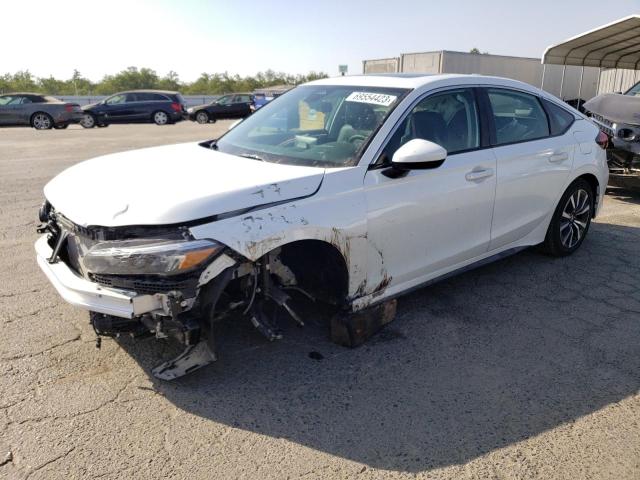 19XFL1H78PE010298 - 2023 HONDA CIVIC EXL თეთრი ფოტო 1