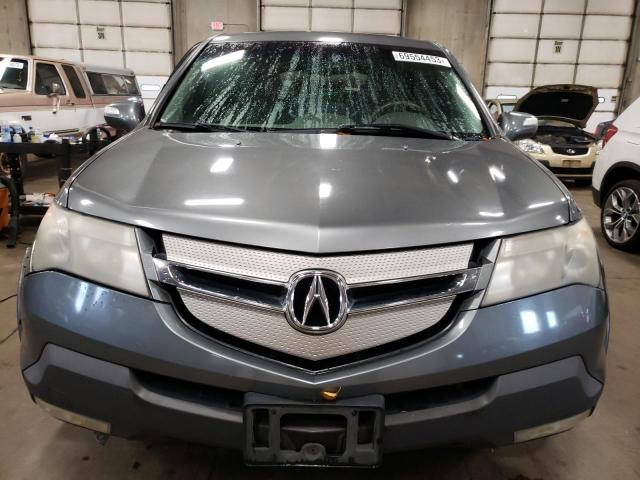 2HNYD28498H551779 - 2008 ACURA MDX TECHNOLOGY SILVER photo 5