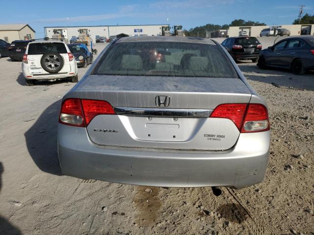 2HGFA16519H322074 - 2009 HONDA CIVIC LX SILVER photo 6