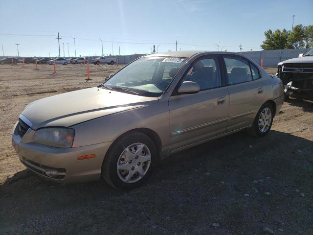 KMHDN46D86U375975 - 2006 HYUNDAI ELANTRA GLS TAN photo 1