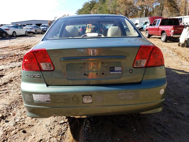 2HGES16354H577696 - 2004 HONDA CIVIC DX VP 绿色 照片 6