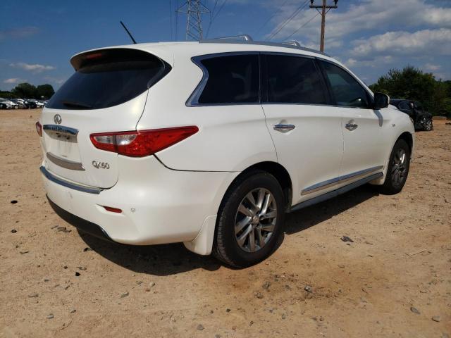 5N1AL0MM8EC514723 - 2014 INFINITI QX60 WHITE photo 3