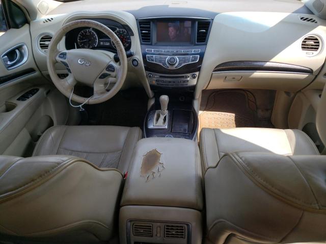 5N1AL0MM8EC514723 - 2014 INFINITI QX60 WHITE photo 8