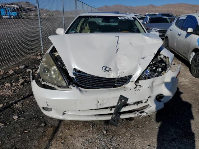 JTHBA30G255076560 - 2005 LEXUS ES 330 WHITE photo 5