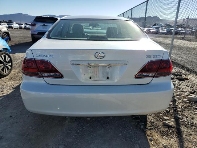 JTHBA30G255076560 - 2005 LEXUS ES 330 WHITE photo 6