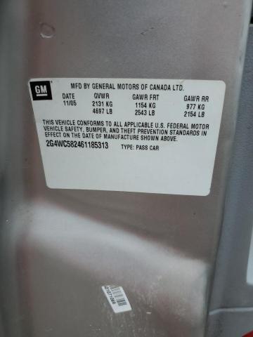 2G4WC582461185313 - 2006 BUICK LACROSSE CX Boz foto 12