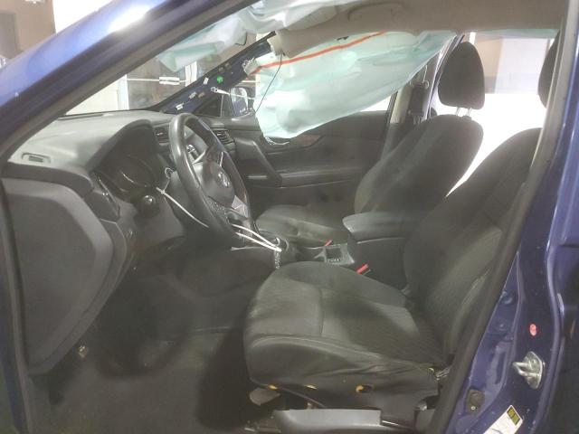 KNMAT2MV8KP531891 - 2019 NISSAN ROGUE S BLUE photo 7