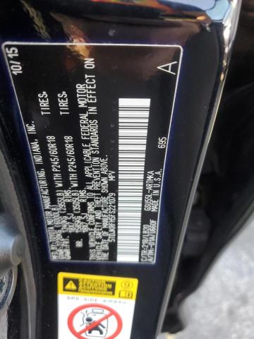 5TDJKRFH5FS221079 - 2015 TOYOTA HIGHLANDER XLE BLACK photo 13