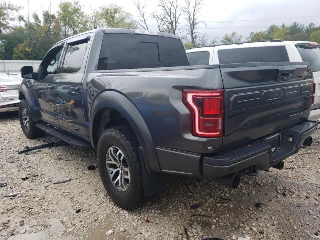 1FTFW1RG6JFD94276 - 2018 FORD F150 RAPTOR GRAY photo 2