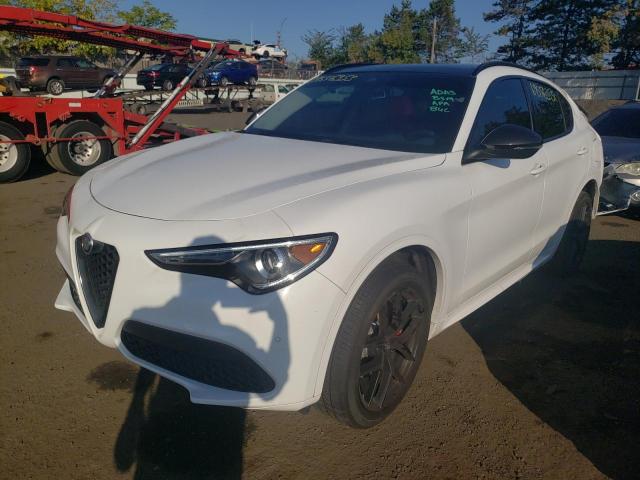 ZASPAKBN8M7D03676 - 2021 ALFA ROMEO STELVIO TI WHITE photo 1