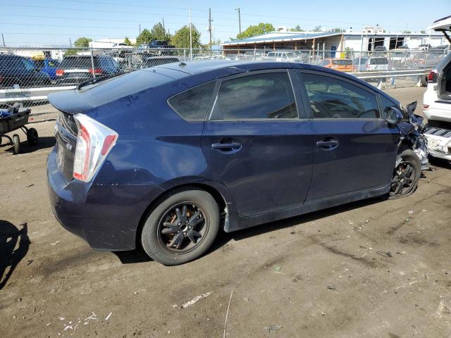 JTDKN3DU8F1934337 - 2015 TOYOTA PRIUS BLUE photo 3