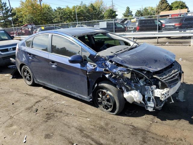 JTDKN3DU8F1934337 - 2015 TOYOTA PRIUS BLUE photo 4