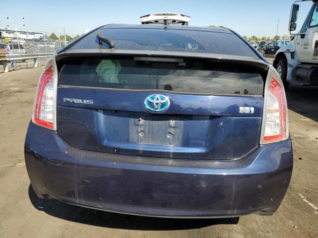 JTDKN3DU8F1934337 - 2015 TOYOTA PRIUS BLUE photo 6