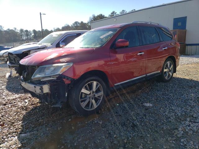 5N1AR2MN6DC611808 - 2013 NISSAN PATHFINDER S BURGUNDY photo 1