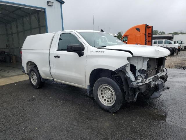 3GCNAAEK9PG352616 - 2023 CHEVROLET SILVERADO C1500 WHITE photo 4