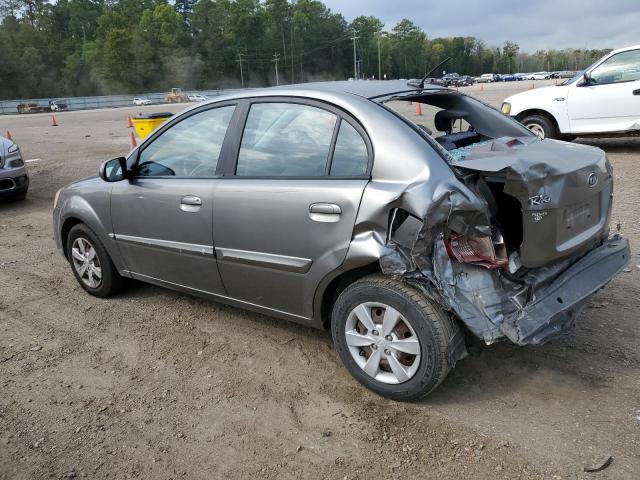 KNADH4A34B6913853 - 2011 KIA RIO BASE GRAY photo 2