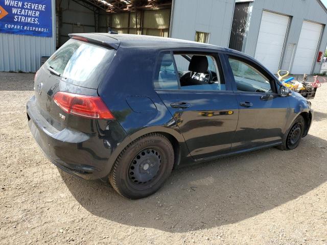 3VW217AU7FM033127 - 2015 VOLKSWAGEN GOLF BLACK photo 3