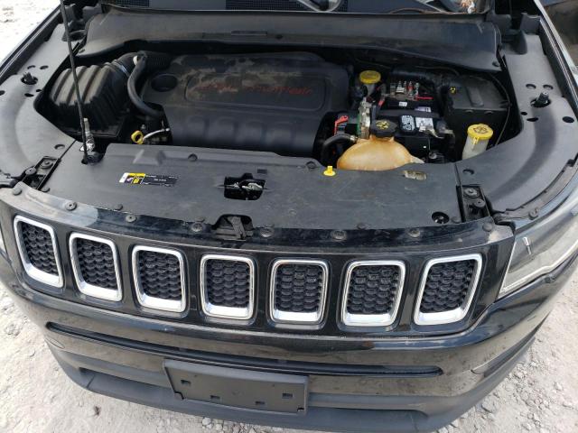 3C4NJCBB7KT651974 - 2019 JEEP COMPASS LATITUDE BLACK photo 12