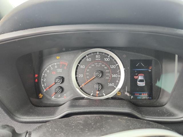 JTDS4MCE2MJ078971 - 2021 TOYOTA COROLLA SE BLACK photo 9