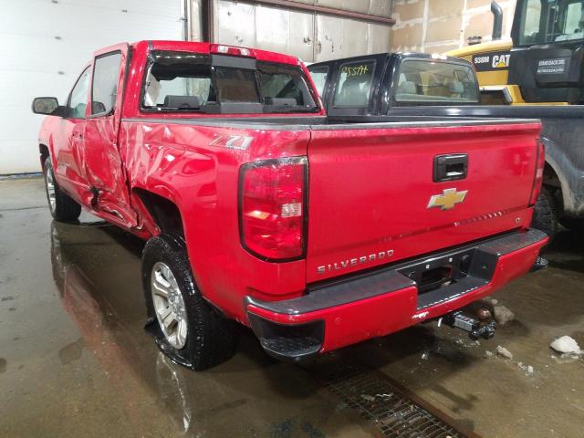 3GCUKREC2JG645619 - 2018 CHEVROLET SILVERADO K1500 LT RED photo 3