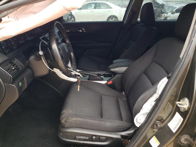 1HGCR2F5XEA250706 - 2014 HONDA ACCORD SPORT GRAY photo 7