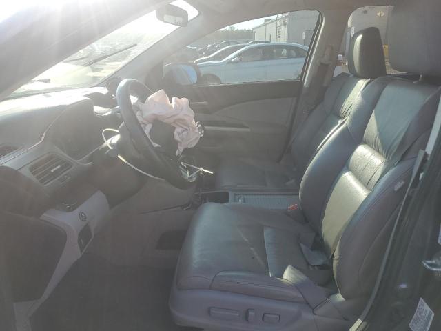 5J6RM4H70CL019696 - 2012 HONDA CR-V EXL Bleu photo 7