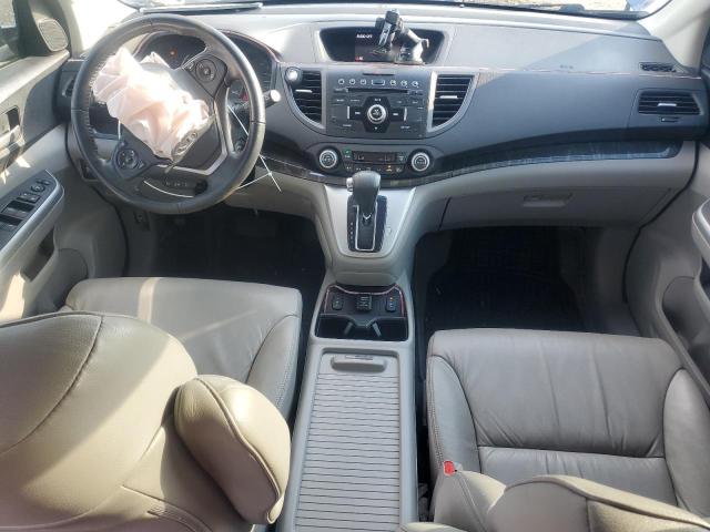 5J6RM4H70CL019696 - 2012 HONDA CR-V EXL Bleu photo 8