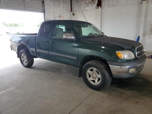 5TBBT4413YS001932 - 2000 TOYOTA TUNDRA ACCESS CAB Зеленый фото 4