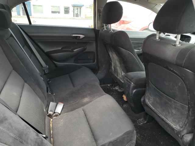 2HGFA16689H030902 - 2009 HONDA CIVIC LX-S BLACK photo 10