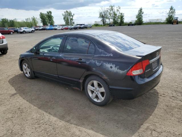 2HGFA16689H030902 - 2009 HONDA CIVIC LX-S BLACK photo 2