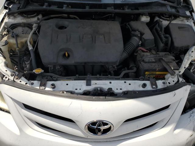 5YFBU4EE7CP011418 - 2012 TOYOTA COROLLA BASE Սպիտակ լուսանկար 11