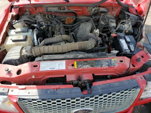 1FTYR44U03PB62770 - 2003 FORD RANGER SUPER CAB RED photo 11