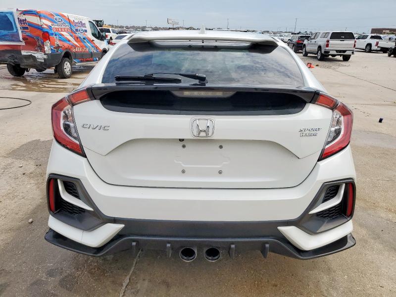 SHHFK7H45MU207851 - 2021 HONDA CIVIC SPORT WHITE photo 6