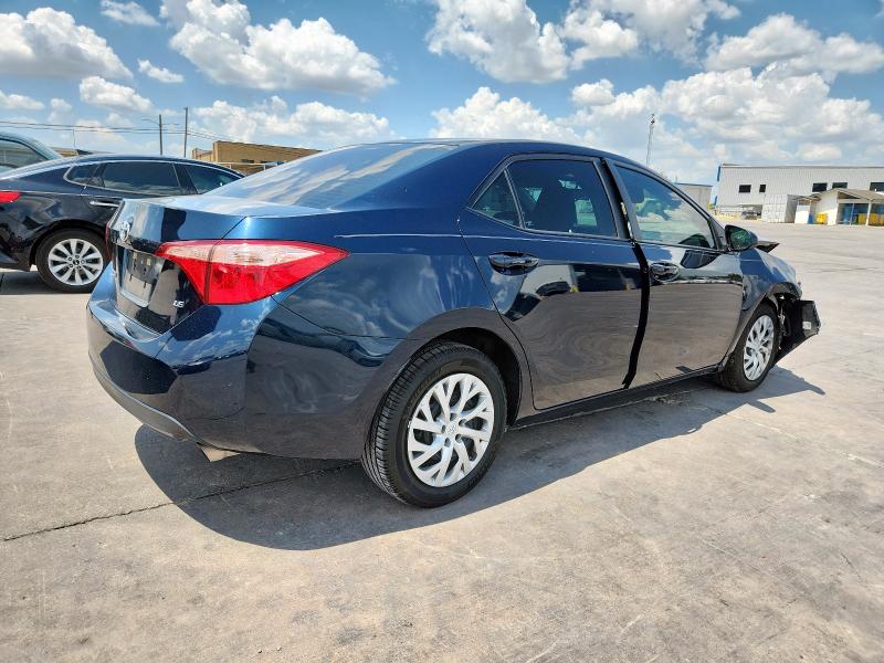 5YFBURHE4KP939520 - 2019 TOYOTA COROLLA L 蓝色 照片 3