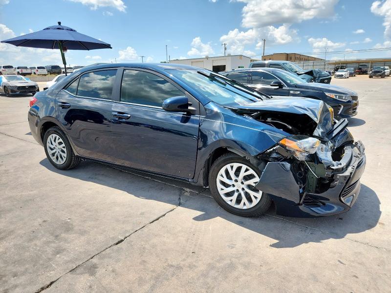 5YFBURHE4KP939520 - 2019 TOYOTA COROLLA L 蓝色 照片 4